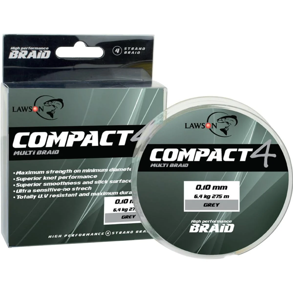 Lawson Compact 4 Grey 275m