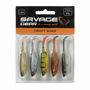SG Craft Shad Clear Water Mix 5-pk