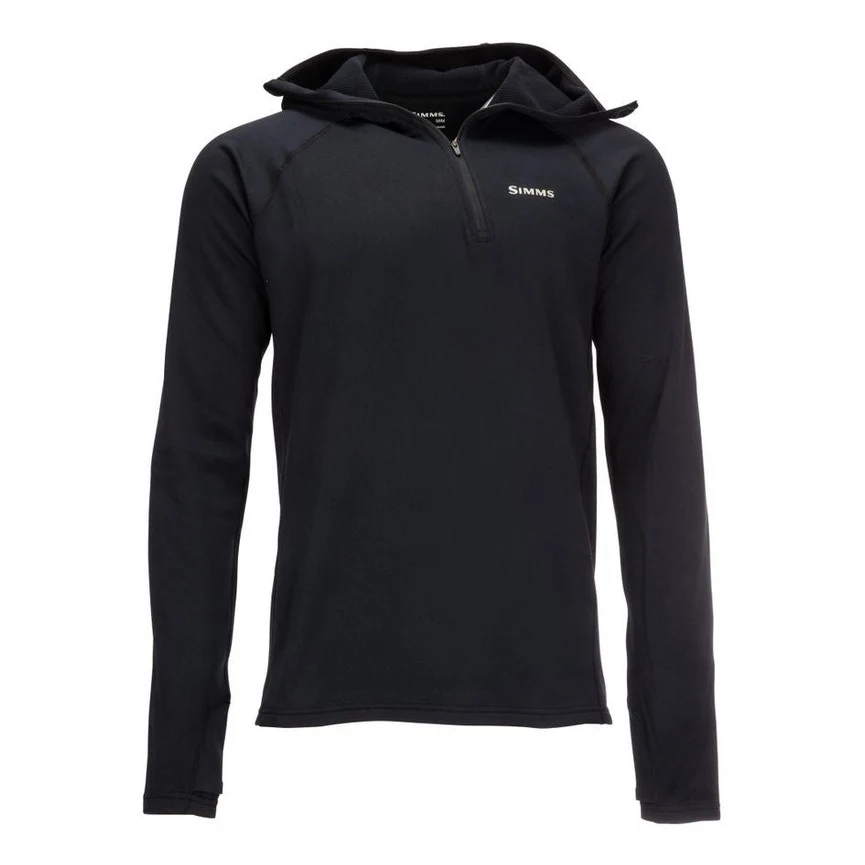 Simms Heavyweight Baselayer Hoody Black - Image 2