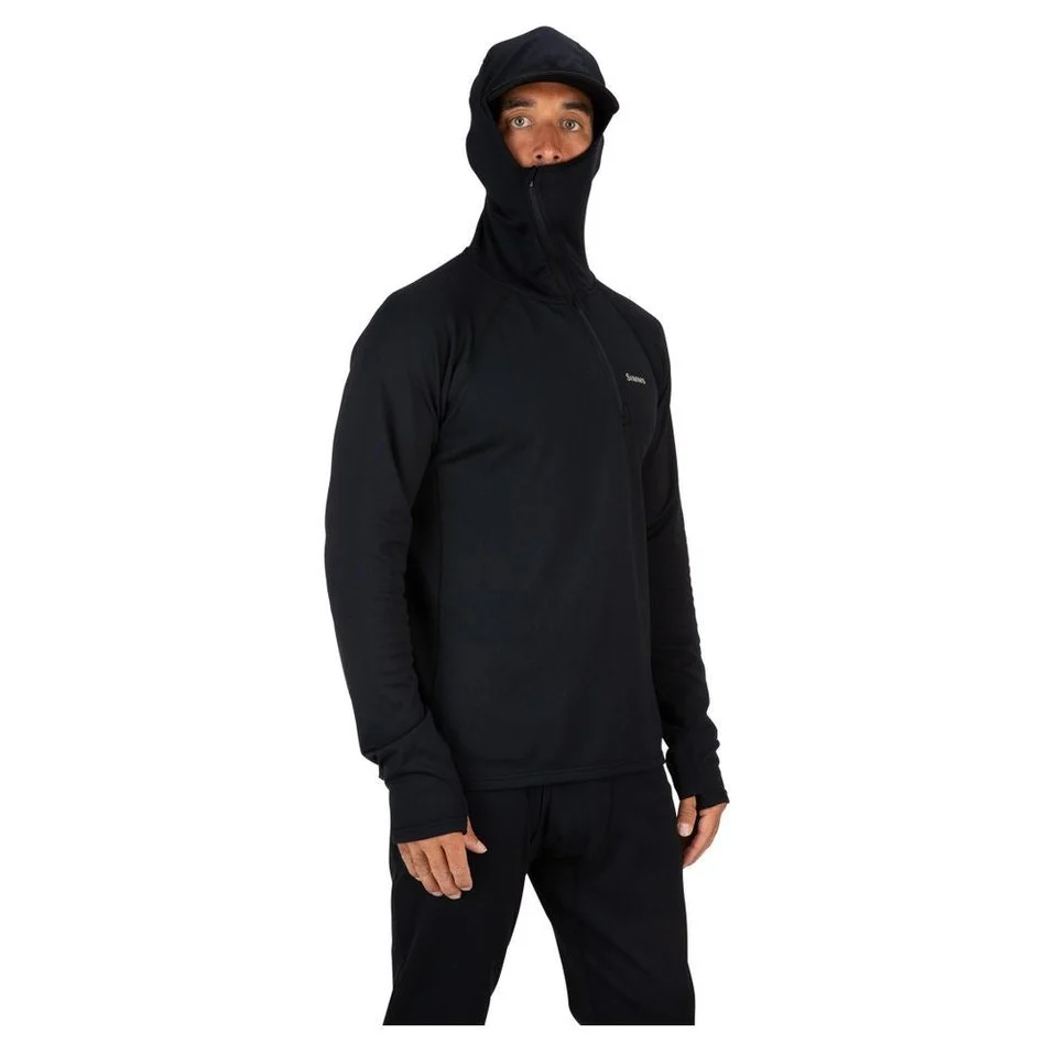 Simms Heavyweight Baselayer Hoody Black - Image 5