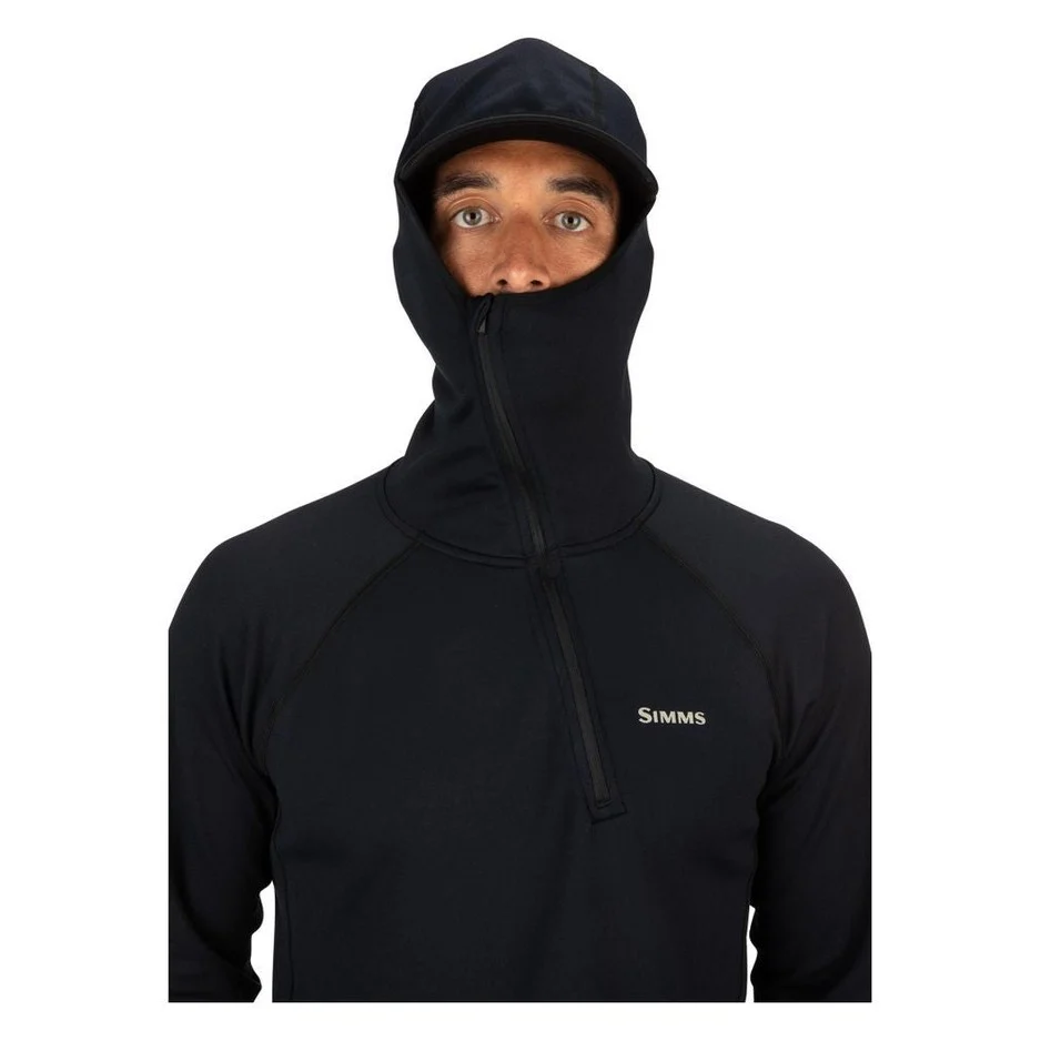 Simms Heavyweight Baselayer Hoody Black - Image 6