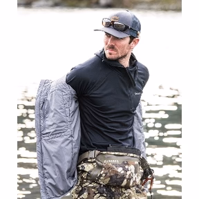 Simms Heavyweight Baselayer Hoody Black - Image 8