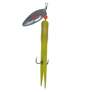 Salmon Tube Spinner Yellow