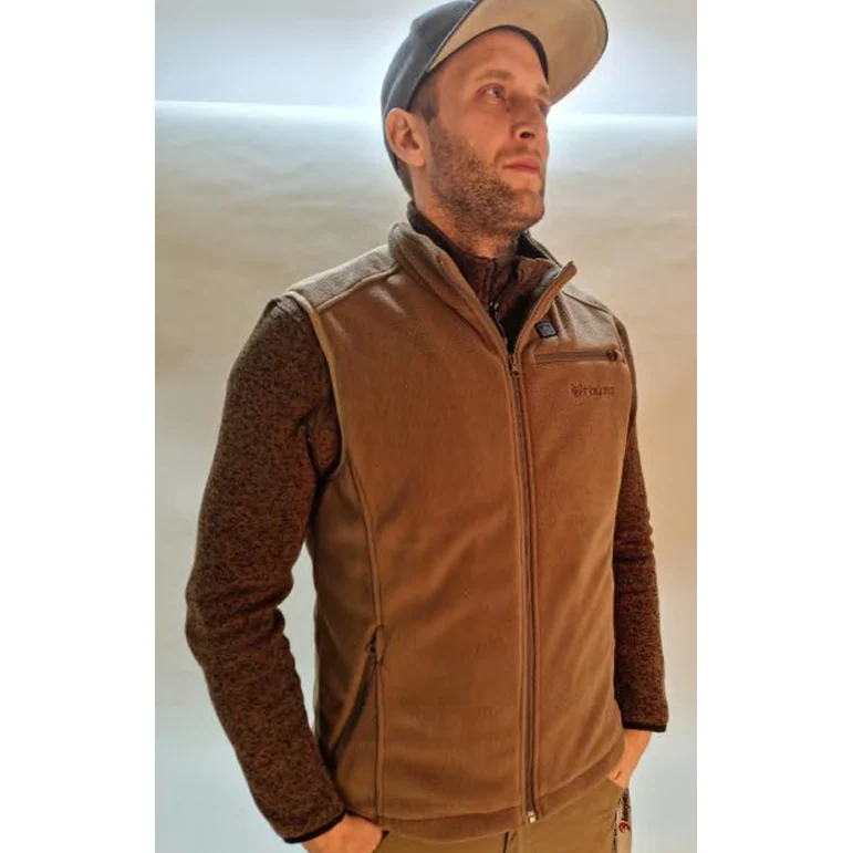 Haunter Heat Fleece Vest Forest Brown - Image 3